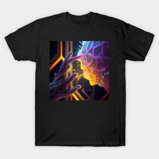 Microscopic Connection (Psychedelic Alien) T-Shirt